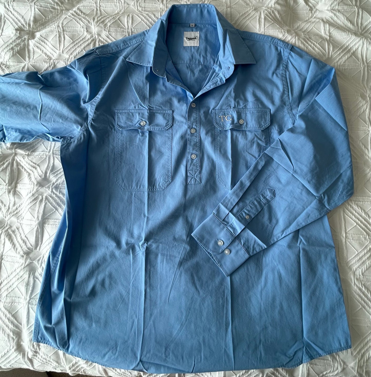 Mens Work Shirt - Blue