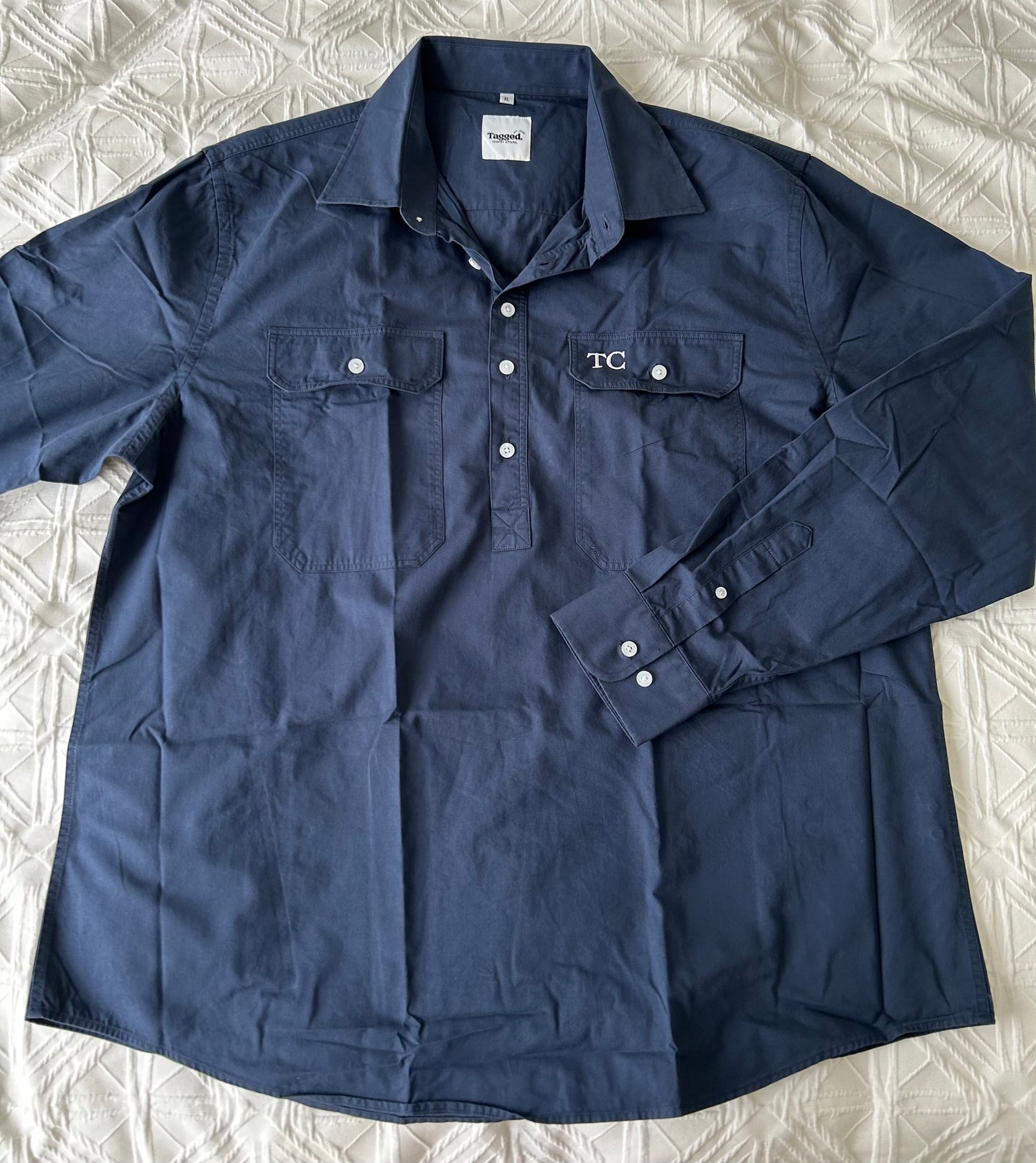 Mens Work Shirt - Navy