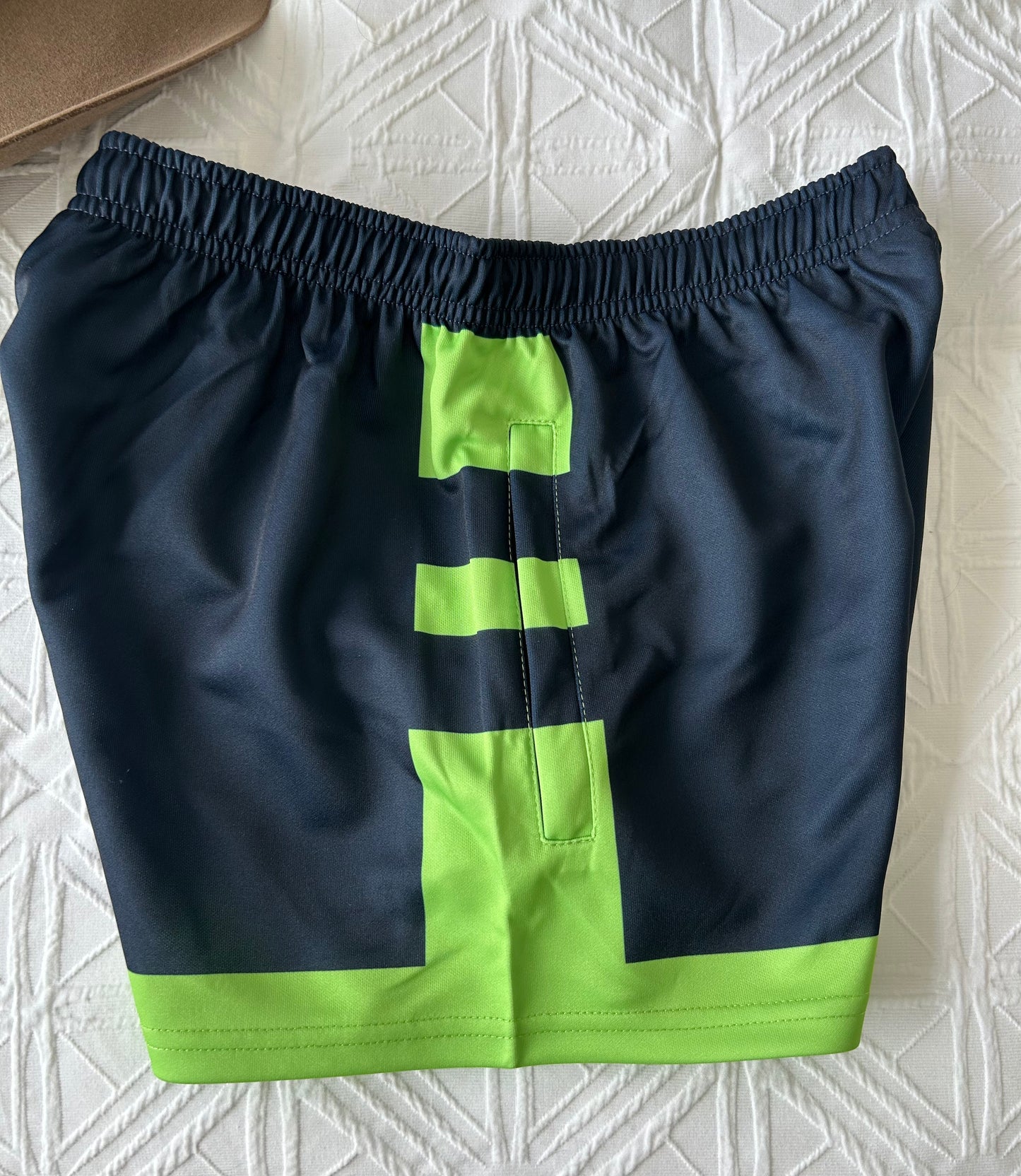 Miva Footy Shorts - Lime Green