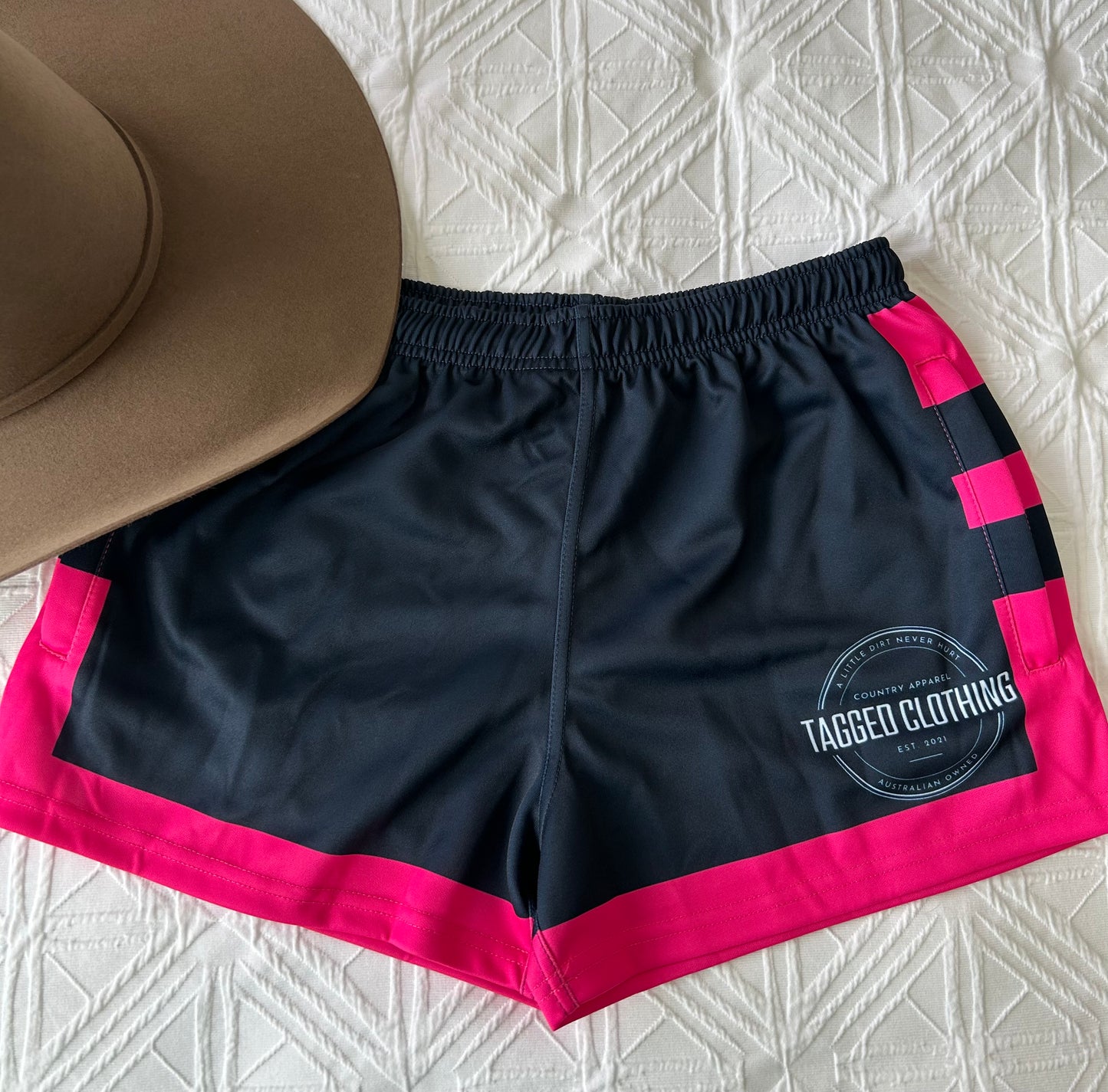 Miva Footy Shorts - Hot Pink