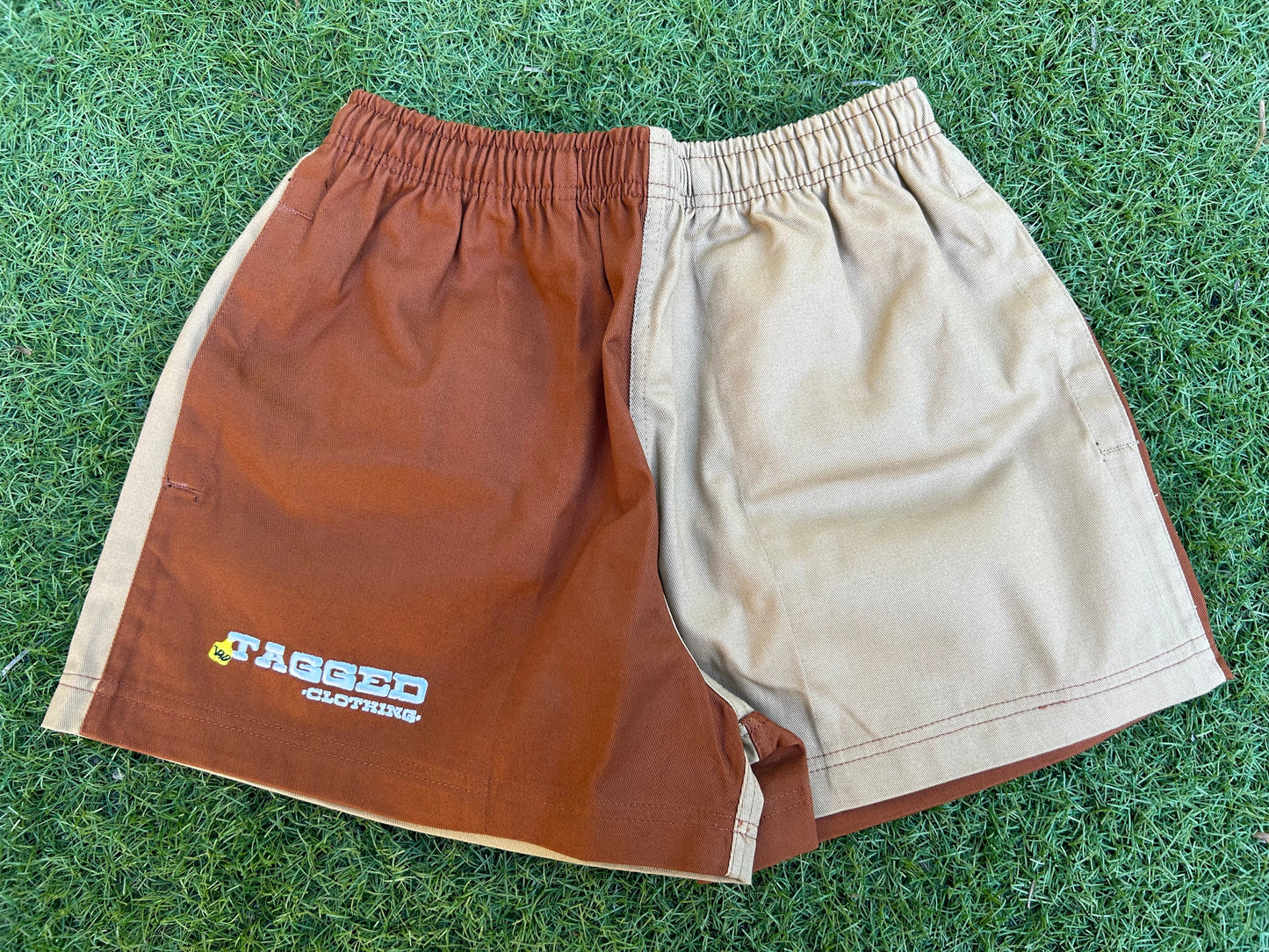 WorkShorts - Tan+ Brown